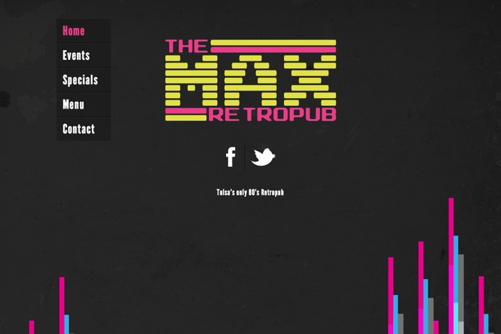 The Max Retropub website preview